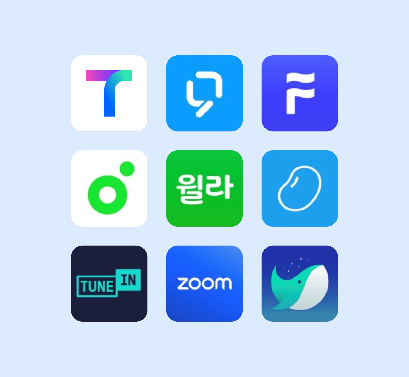 다양한 3rd party App 지원